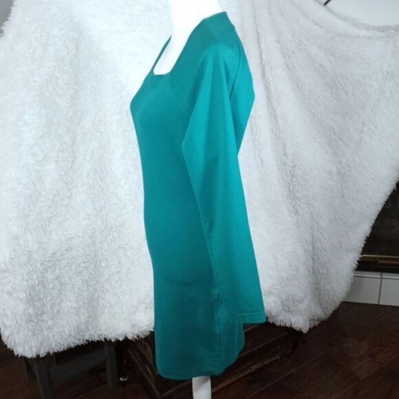 BRASS PLUM GREEN MIDI DRESS SZ.S EUC - Picture 5 of 8